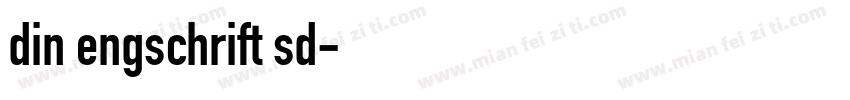 din engschrift sd字体转换
